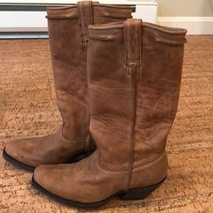 Ariat brown western cowgirl boots - size 8
